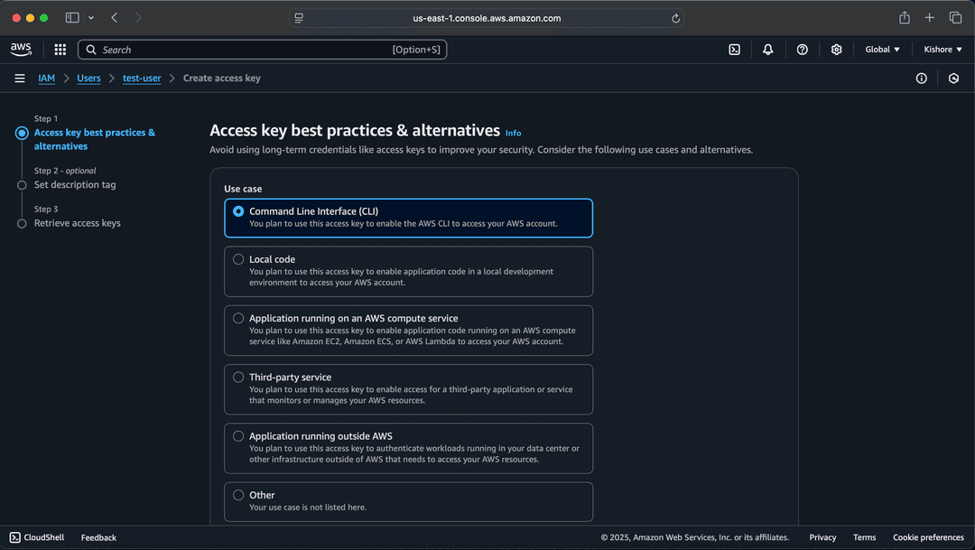access keys